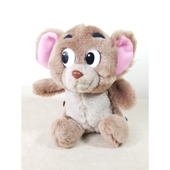 Jerry Mouse Plush Toy Stuffed Animal 1990 From Tom & Jerry 6" Hamilton Vintage - Picture 1 of 11